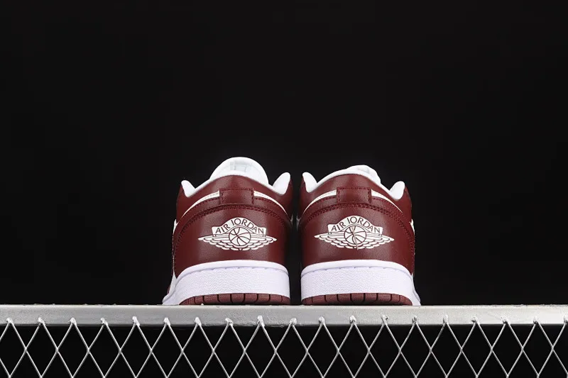 All categories Air Jordan Jordan series basketball shoes Air Jordan 1 Low Air Jordan 1 Low AJ1 Joe 1 wine red and white low-top basketball shoes DC0774-116